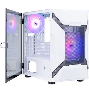 Корпус 1stPlayer D3-A-WH-1F7-14-W-1F7-W White без БЖ 547173 фото