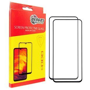 Захисне скло Dengos для Samsung Galaxy A36 5G SM-A366 Black Full Glue (DG-TG2P-68) 2шт 549778 фото