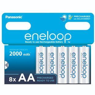 Акумулятори Panasonic Eneloop AA/HR06 NI-MH 2000 mAh BL 8 шт 553032 фото