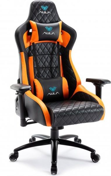 Крісло для геймерів Aula F1031 Gaming Chair Black/Orange (6948391286211) 486025 фото