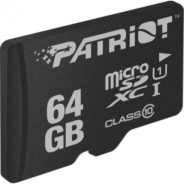 Карта пам`яті MicroSDXC 64GB UHS-I Class 10 Patriot LX (PSF64GMDC10) 425148 фото