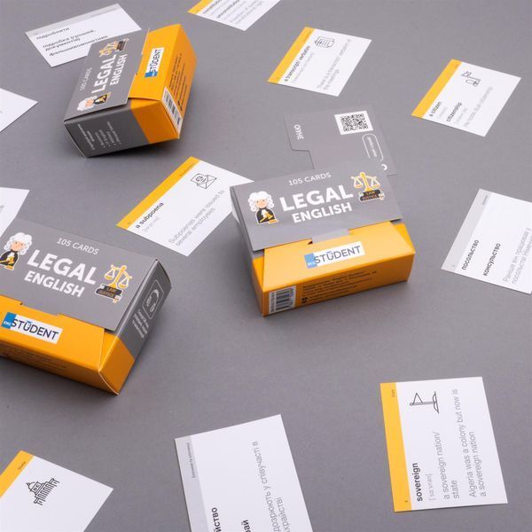 Картки для вивчення англійської мови English Student. Legal English 582331 фото