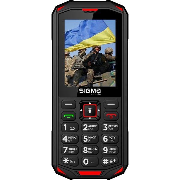 Мобільний телефон Sigma mobile X-treme PA68 Dual Sim Black/Red (4827798466520) 475277 фото