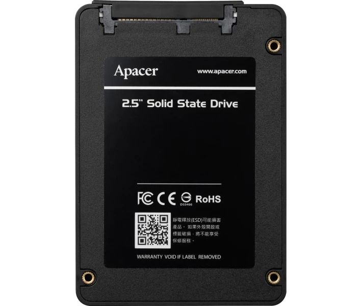 Накопичувач SSD 480GB Apacer AS340 Panther 2.5" SATAIII 3D TLC (AP480GAS340G-1) 242879 фото