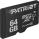 Карта пам`яті MicroSDXC 64GB UHS-I Class 10 Patriot LX (PSF64GMDC10) 425148 фото 2