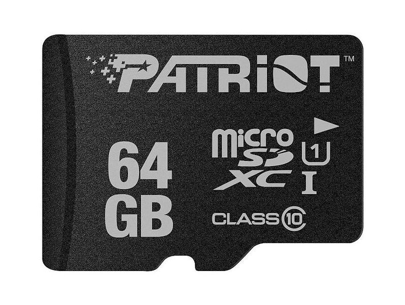 Карта пам`яті MicroSDXC 64GB UHS-I Class 10 Patriot LX (PSF64GMDC10) 425148 фото