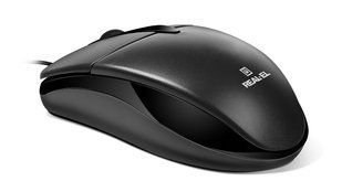Миша REAL-EL RM-214 Black (EL123200039) 536243 фото