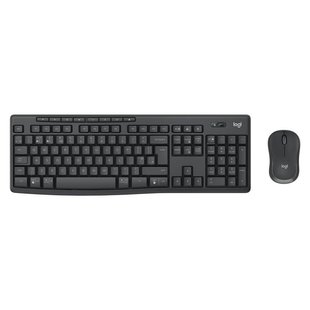 Комплект (клавіатура, мишка) бездротовий Logitech MK370 Black USB (L920-012077) 476755 фото