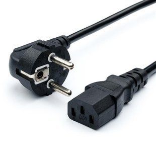 Кабель живлення для ПК Atcom CEE 7/7 - IEC C13 3м. 0.75мм 147218 фото