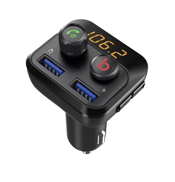 FM-трансмітер Grand-X 98GRX MegaBass Bluetooth V5.0 Hands Free MicroSD, 2хUSB 1A+2.4A 314304 фото