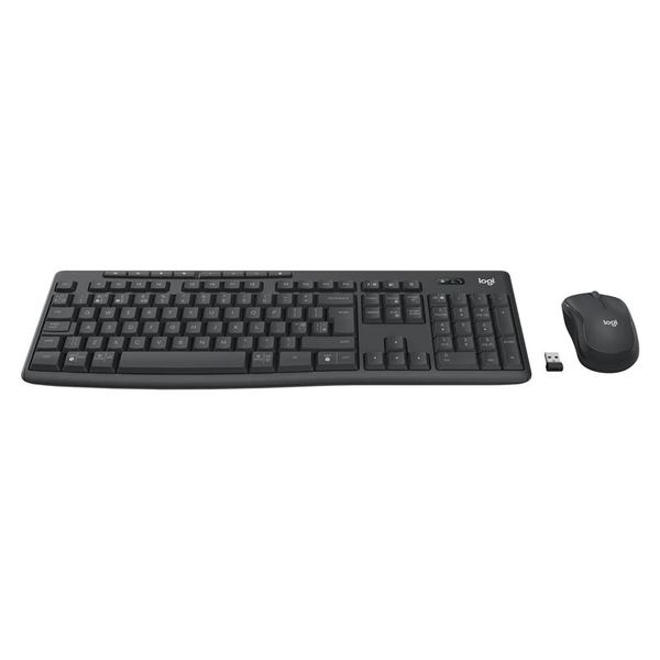 Комплект (клавіатура, мишка) бездротовий Logitech MK370 Black USB (L920-012077) 476755 фото