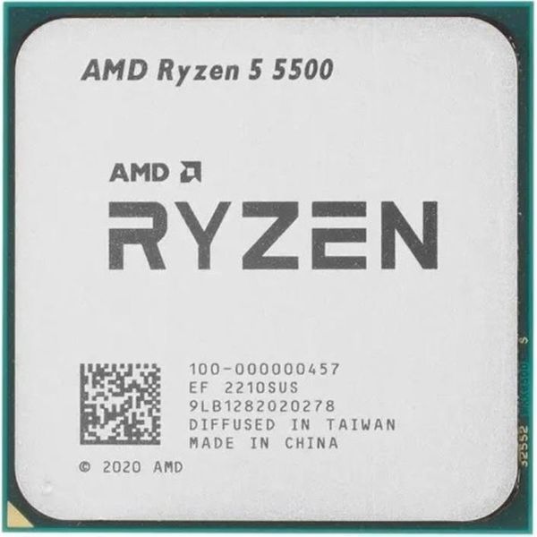 Процесор AMD Ryzen 5 5500 (3.6GHz 16MB 65W AM4) Tray (100-000000457) 425664 фото