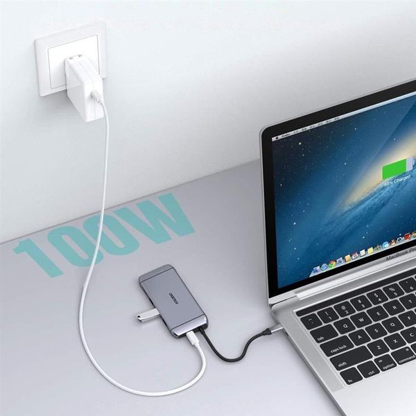 Концентратор Choetech HUB-M15 9 in 1 USB-C Multiport Adapter 464129 фото