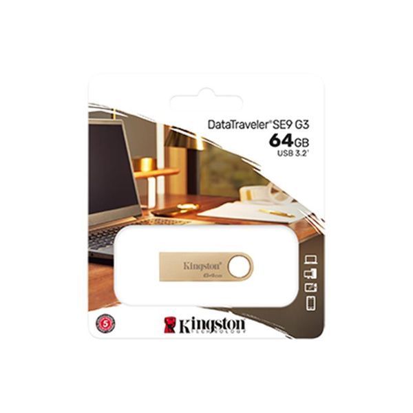 Флеш-накопичувач USB3.2 64GB Kingston DataTraveler SE9 G3 (DTSE9G3/64GB) 493438 фото