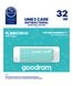 Флеш-накопичувач USB3.2 32GB Goodram UME3 Care Green (UME3-0320CRR11) 369189 фото 1