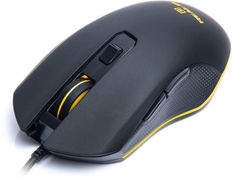 Миша REAL-EL RM-550 Black (EL123200027) 274555 фото