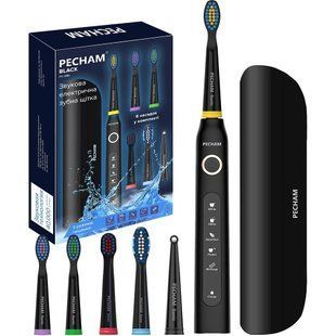 Електрична зубна щітка Pecham Travel PC-080 Black 522219 фото