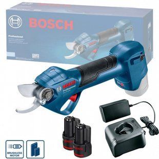 Секатор акумуляторный Bosch Professional Pruner 12В, 2х3Агод (0.601.9K1.021) 596720 фото