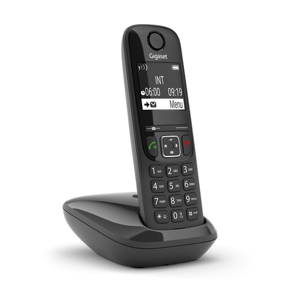 Радiотелефон DECT Gigaset AS690 Black (S30852-H2816-S301) 463150 фото