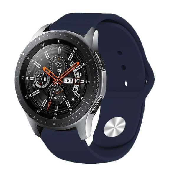Силіконовий ремінець BeCover для Amazfit Stratos 1/2/2S/3/GTR 2/GTR 47mm/GTR Lite 47mm/Nexo/Pace Blue-Horizon (706379) 365944 фото