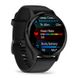 Смарт-годинник Garmin Venu 3 Slate Stainless Steel Bezel with Black Case and Silicone Band (010-02784-51) 482558 фото 3