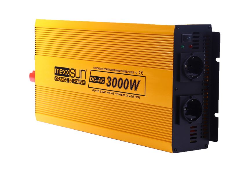 Інвертор напруги Mexxsun YX-3000W-S, 12V/220V, 3000W (MXSPSW-3000-12S/29185) 444896 фото