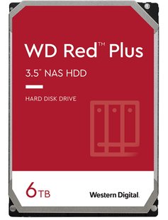 Накопичувач HDD SATA 6.0TB WD Red Plus 5400rpm 256MB (WD60EFPX) 452949 фото