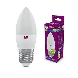 Лампа світлодіодна свічка ELM 5W E27 4000K (18-0081) 444373 фото