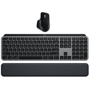 Комплект (клавіатура, миша) бездротовий Logitech MX Keys S Combo for Mac Space Grey (920-012845) 519661 фото