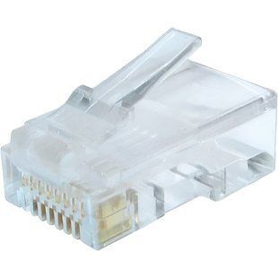 Конектор RJ 45 Cablexpert (LC-8P8C-002/10) 8P8C, Cat.6, із позолоченими контактами (10 шт/уп) 249517 фото
