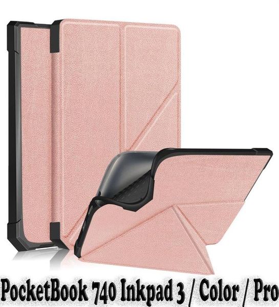 Чохол-книжка BeCover Ultra Slim Origami для PocketBook 740 Inkpad 3/Color/Pro Rose Gold (707456) 430911 фото