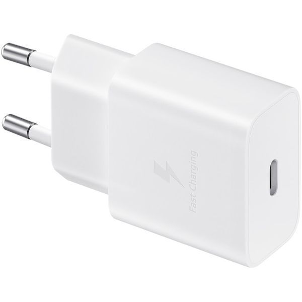 Мережевий зарядний пристрій Samsung EP-T1510X White, 1хUSB Type-C, 15W + кабель USB Type-C (EP-T1510XWEGEU) 514564 фото