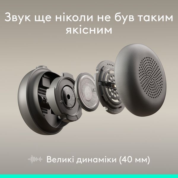Гарнітура Logitech Zone Wired 2 USB Graphite (981-001619) 589240 фото