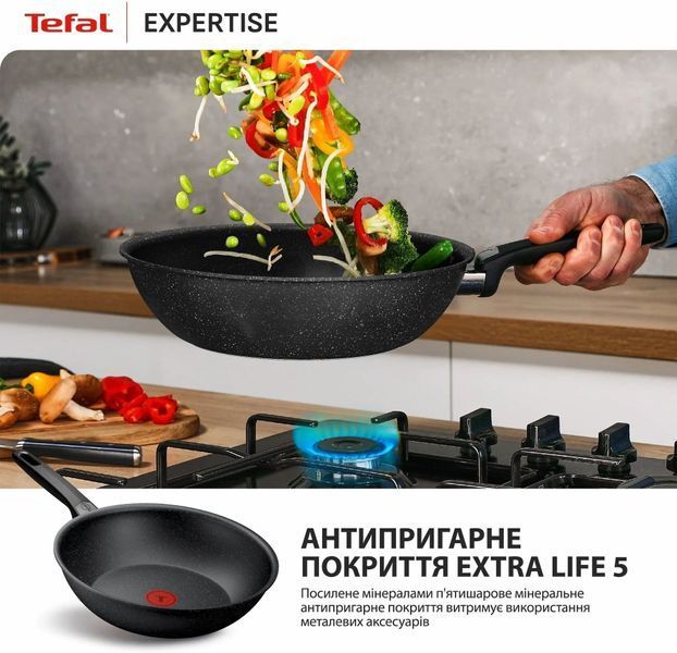 Сковорода WOK Tefal Expertise 28 см (G3211902) 611378 фото