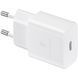 Мережевий зарядний пристрій Samsung EP-T1510X White, 1хUSB Type-C, 15W + кабель USB Type-C (EP-T1510XWEGEU) 514564 фото 2