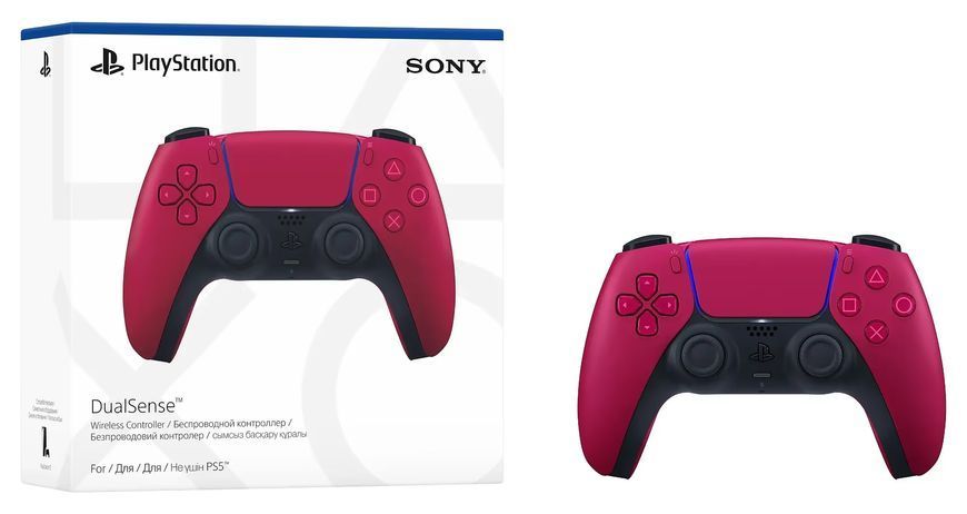Геймпад бездротовий Sony PlayStation 5 DualSense Cosmic Red (1000050249) 620115 фото