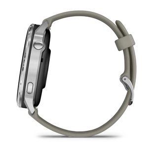 Смарт-годинник Garmin Venu 4 45mm Silver Bezel with Silver Gray Silicone Band (010-03014-01) 596049 фото