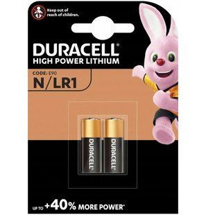 Батарейка Duracell N/LR1 BL 2 шт. 617995 фото