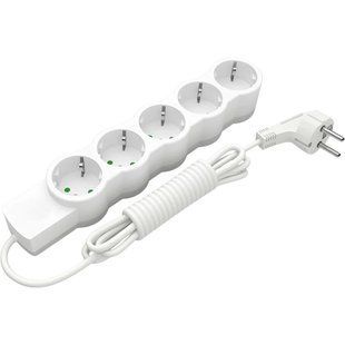 Подовжувач блоковий (PP) Electrum 5 розеток 5 м із заземленням (C-ES-1543) 607766 фото