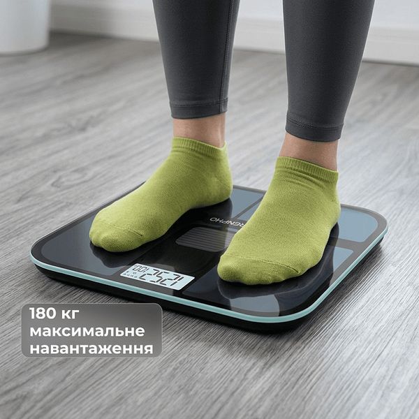 Ваги підлогові RENPHO Elis Solar 2 Smart Body Scale Black (R-A020-BK) 621724 фото