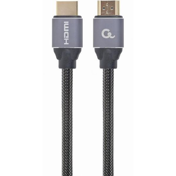 Кабель Cablexpert HDMI - HDMI V 2.0 (M/M), 3 м, чорний/сірий (CCBP-HDMI-3M) коробка 273436 фото