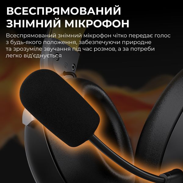 Bluetooth-гарнітура Ajazz AHM08 MAX 3-Mode Black (AHM08-MAX-BGY) 587329 фото