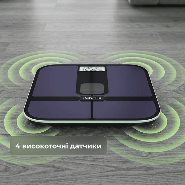 Ваги підлогові RENPHO Elis Solar 2 Smart Body Scale Black (R-A020-BK) 621724 фото