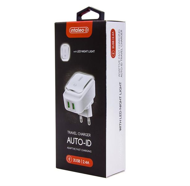 Мережевий зарядний пристрій Intaleo TCL242 (2USB, 2.4A) White (1283126481130) 329731 фото