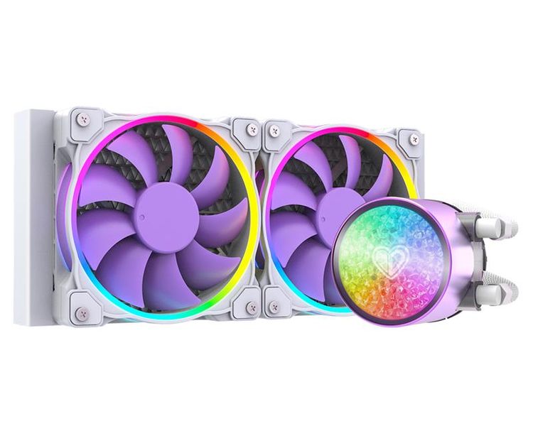 Система водяного охолодження ID-Cooling Pinkflow 240 Diamond Purple 388530 фото