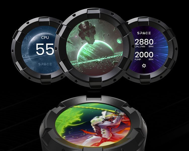Система водяного охолодження ID-Cooling Space LCD SL360 478787 фото