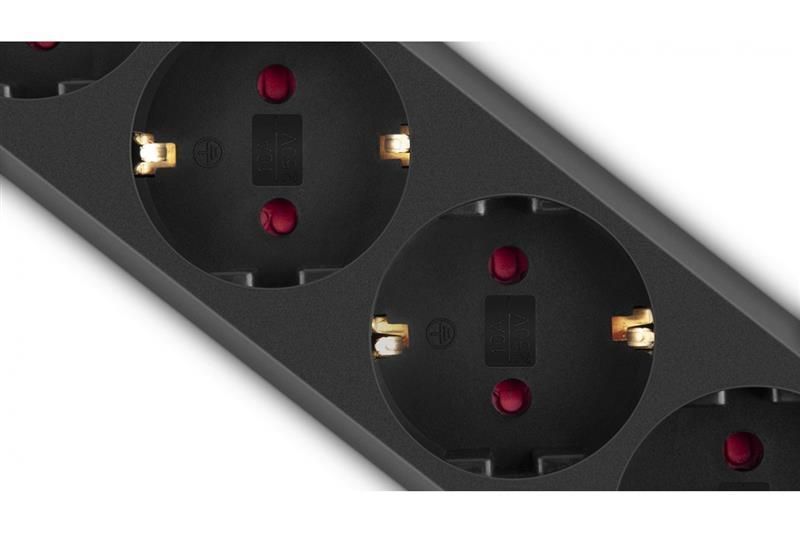 Фільтр живлення REAL-EL RS-Protect M 1.8м Black (EL122300026) 447906 фото