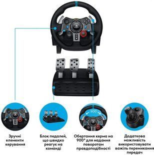 Кермо Logitech G29 Driving Force Racing Wheel USB (941-000112) 126064 фото