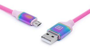 Кабель REAL-EL Premium USB - micro USB (M/M), 1 м, Rainbow (EL123500052) 478737 фото