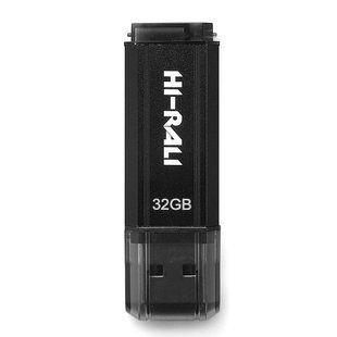 Флеш-накопичувач USB 32GB Hi-Rali Stark Series Black (HI-32GBSTBK) 305107 фото